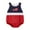 Red, variant on shoper Baby Boys Bodysuits Onesie Soft Romper Outfit Comfortable Flag Print Clothes For Daily Wear And Outdoor Activities
