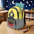 thumbnail image 3 of Jeiento Train 17 Inch Kids Backpack Set 4-Piece Lunch Bag Pencil Case Water Bottle Holder Lightweight Tear-Resistant Large Capacity School Bookbag for Boys Girls Teenagers, Yellow, 3 of 7