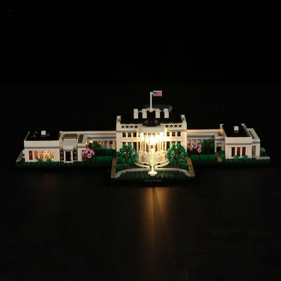 ‌LED Light Compatible with Legos 21054 Building Set, LED Light Kit for Legos 21054 White House Building Toy, Decoration Lights, No Building Model Kit