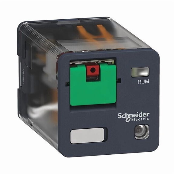 Schneider Electric Gen Purpose Relay,11 Pin,Square,120VAC RUMF32F7