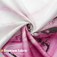 thumbnail image 5 of Hot Pink Marble Small Stall Shower Curtain 36 x 72, Abstract Ombre Half Size Narrow Shower Curtain Set, 36 inch Modern Fabric Shower Curtains for Chic Luxury Bathroom Decor, 5 of 6