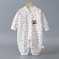 thumbnail image 2 of KPOPLK Baby Boys Clothes Boys Pajamas Baby One-Piece Footless Rompers Pajamas Cotton Pjs for Sleep Play Boys 0 3 6 9 12 18 24 Months Size 6-9 Months, 2 of 5