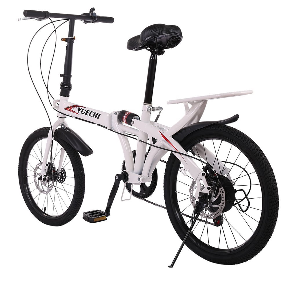 20in 7 Speed ​​City Folding Compact Suspension Bike Bicycle Urban Commuters 
