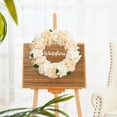 thumbnail image 4 of White Hydrangea Artificial Flowers, Faux Hydrangea Flowers with Stems, Full Heads Silk Fake Hydrangea Flowers for Wedding Bouquet Home Party Decor Centerpieces Floral Arrangements, 4 of 5