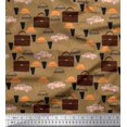 thumbnail image 1 of Soimoi Velvet Fabric Hat,Car & Suitcase Travel Print Sewing Fabric Yard 58 Inch Wide, 1 of 3