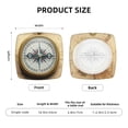 thumbnail image 6 of Fotbe Magnetic Old Compass On World Map Velvet Stretch Couch Cushion Cover Plush Cushion Slipcover for Chair Cushion Furniture Protector Seat Cushion Sofa Cover-16.9in, 6 of 9