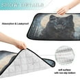 thumbnail image 4 of Qxltty Dark Forest Wolf King Cat litter Pads Pet Set of 3 Diaper Mats Center Anti-leakage Layer Absorbent Soft and Comfortable, 4 of 7