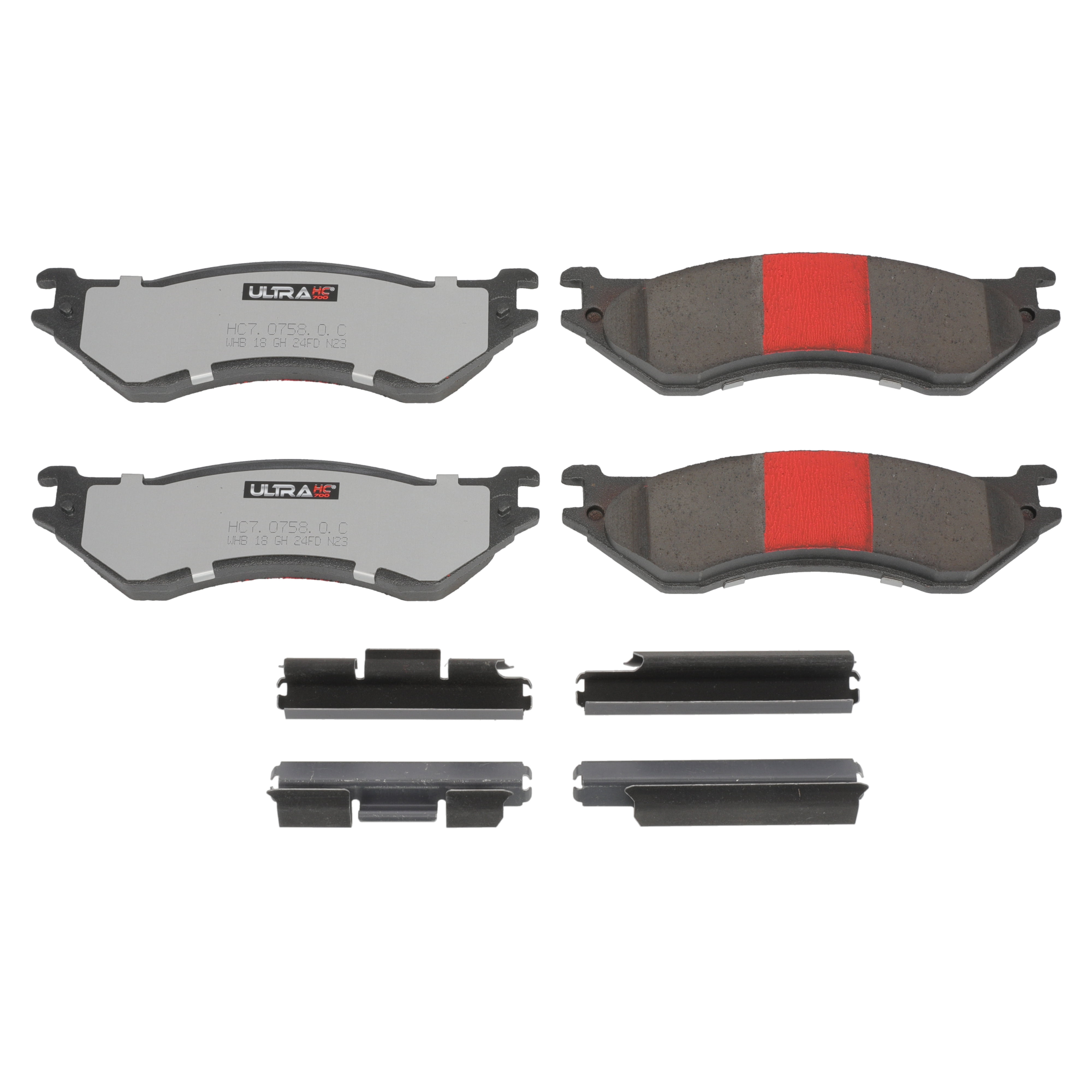 UltraHC 700 Brake Pad Set, Front HC7.0758.0.C, Dodge Ram 1500 Van 2002-1999