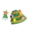 thumbnail image 1 of Mini disfraz de ganso de escritorio navideño, estatua de ganso, divertido y único con sombrero navideño Árbol de Navidad, 1 of 9