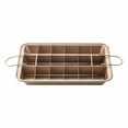 thumbnail image 3 of Non Stick Brownie Pan Tin DIY Baking Tray Square Cake Bakeware Utensil, 3 of 9