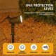 thumbnail image 4 of 9 LED Solar SpotLights Outdoor Solar Landscape Lights IP65 Waterproof Brightness Adjustable for Garden Yard White Light, 4 of 5