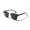 Black w/ Gold Trim, variant on TONI Rimless Half Frame Sunglasses for Men & Women - Super Dark Category 4 UV400 Protection, Lightweight Alloy & Polycarbonate, Adjustable Nose Pads