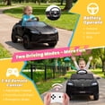 thumbnail image 5 of Lamborghini 12V Ride On Car for Kids, Electric Car with Remote Control, Music Player, Led Lights, Powered Ride On Toys for 3+ Years Olds Girls Boys, Black, 5 of 9