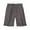 Grey, variant on Teen School Uniforms Boys Pleated Front Stretch Preppy School Shorts Black Shorts Boys Back To School Elastic Waistband Pants 13-14 Years