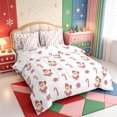 thumbnail image 2 of Manfei Winter Holiday 7-Piece Twin Bedding,Cute Xmas Christmas Elk Bedding Comforter Set,Xmas Reversible, 2 of 7
