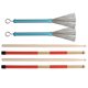 thumbnail image 5 of Juego de cepillos para baquetas, alambre de metal retráctil Jazz, varilla de bambú 5A, bolsa de felpa con palo de 19 vigas (azul), 5 of 8