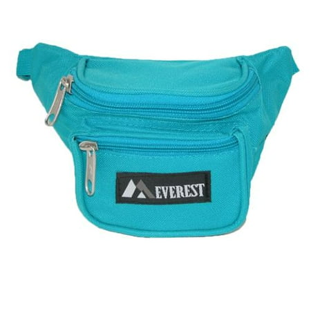 Red Waist - Kids Fabric Adjustable Organizer Waist Pack, Turquoise