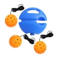 thumbnail image 2 of Entrenador de Pickleball y pelota de Pickleball con cordón portátil con mango Pickleball con 3 bolas naranjas, 2 of 8
