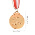 thumbnail image 4 of Medalla 5cm Natación Metal Ganadores para Competiciones Party Race (Cobre), 4 of 4