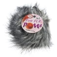 thumbnail image 1 of Pepperell Braiding Faux Fur Pom With Loop-Grey Wolf, 1 of 2