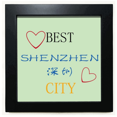thumbnail image 1 of Shenzhen Sign Art Deco Fashion Black Square Frame Picture Wall Tabletop, 1 of 3