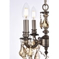 thumbnail image 7 of 9104 Lillie Collection Pendant D:10in H:10in Lt:4 French Gold Finish (Royal Cut Crystals), 7 of 7