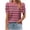 Pink, variant on Cilsoka Shirts for Women Short Sleeve Summer Womens Tops Casual Cotton Womens Crop Tops Dressy Casual White Blouse for Women Dressy My Orders Placed