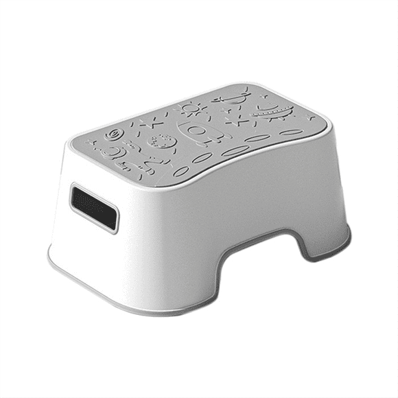 Combinación de Asiento y Taburete para Entrenamiento de Baño, Antideslizante, con Temática Oceánica, Unisex,