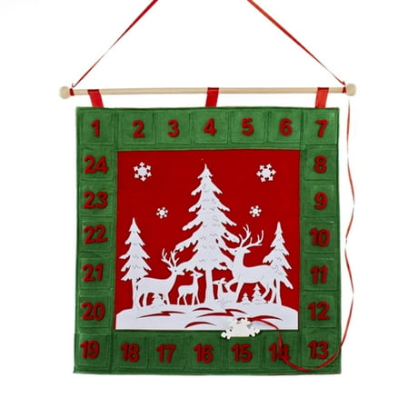 18 5 Red Green And White Advent Calendar Countdown Christmas 18 5 Red Green And White Advent Calendar Countdown Christmas Decoration