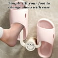 thumbnail image 4 of Aodebiao No Punch Wall Mounted Slipper Holder, Bathroom Shoe Rack, Over Door Toilet Storage Organizer, Adhesive Hanging Rack for Slippers Sandals, Space Saving Household Shoe Storage Solution, 4 of 6