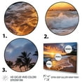 thumbnail image 3 of Designart "Beach Photo Sunset Charm IX" Nautical & Beach Floater Framed Canvas Wall Art, 3 of 7