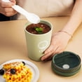 thumbnail image 4 of Portable Soup Cup With Spoon, Sealed Breakfast Cup, Office Coffee Cup, Student Breakfast Box, Breakfast Cup, Soup Cup, Soup Pot Cup, 4 of 5