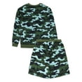 thumbnail image 2 of Wonder Nation Boys Long Sleeve Shirt and Short Pajama Set, 2-Piece, Sizes 4-18 & Husky, 2 of 2