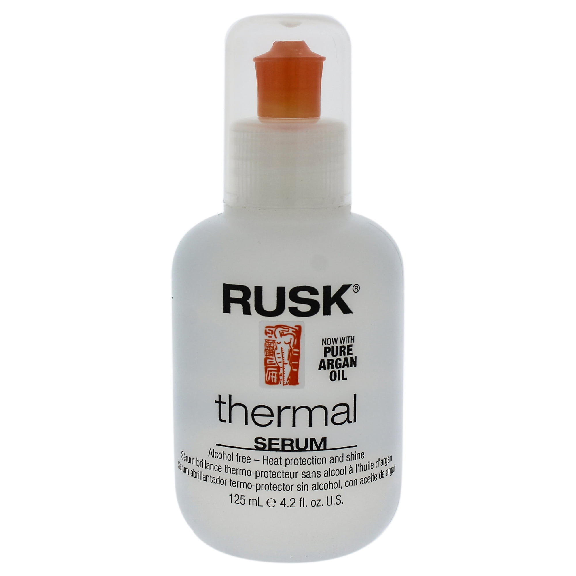 Rusk Thermal Serum 4.2 Oz – Glättendes Haar-Serum Gegen Frizz, Mit Arganöl