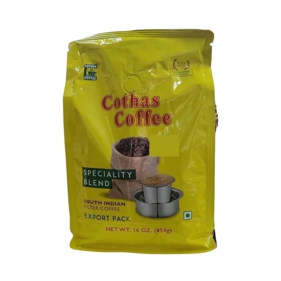 Cothas Coffee Specialty Blend Filter Coffee, Medium Dark Roast, 454 G, pack of 2 – Gluten-Free & Vegan