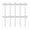 B, variant on 10-Piece Stainless Steel Oven Hanging Skewer Rack Set - Vertical Bbq Broiler Kabob Accessories For Kitchen, Grilling & Even Cooking