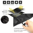 thumbnail image 2 of Waterproof Outdoor Chair Covers, Black 26.8"L x 26.8"W x 47.2"H Patio Chair Covers Garden Seat Furniture UV Protected & Durable Dust Rain Cover, Fits 4-6 Stackable Chairs, 2 of 7