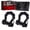 Black, variant on AMBULL Shackles Upgrade 3/4" D Ring Shackle (2 Pack) 70,000 lbs Break Strength with 7/8" Pin, Isolator and Washer Kits for Use with Tow Strap, Winch, Off-Road Truck Vehicle Recovery, Red