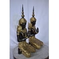 thumbnail image 4 of Nifao Thepphanom Made of Bronze with gold finish statue – Home Decor Sculpture, 9"L x 10"W x 29"H, 4 of 12
