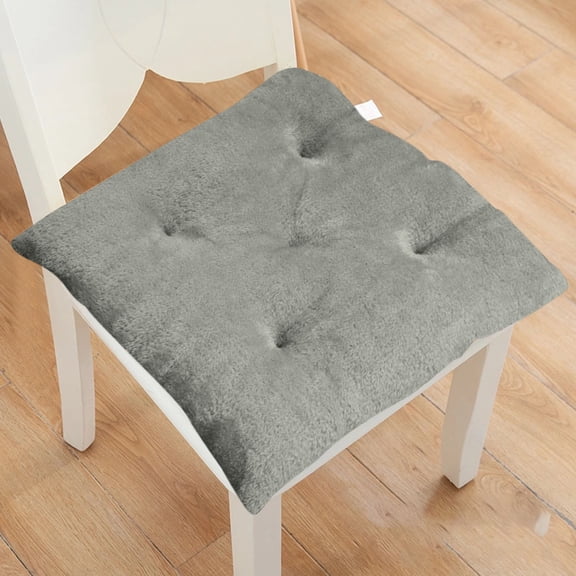 JingChun Square Tatami Chair Cushion with Ties,Fabric Chair Cushion Seat Pad, Reversible Futon Seat Cushion, Home office Tufted Chair Cushion