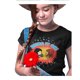 thumbnail image 4 of Playera Fan Army Justice League Talla 6 bring it on manga corta negro, 4 of 4