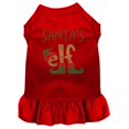 thumbnail image 1 of Santa's Elf Rhinestone Dog Dress Red Xxxl (20), 1 of 1