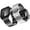 Black+Silver, variant on 2-Pack Compatible for Apple Watch Band 49mm 46mm 45mm 44mm 42mm, Rugged Stainless Steel Replacement Strap Metal Bands for iWatch Ultra 2/1 Series 10/9/8/7/6/5/4/3/2/1/SE/SE2 Women Men