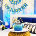 thumbnail image 4 of Topper para pastel Pargleev con brillo, negro y dorado, 10.º cumpleaños, 4 of 5