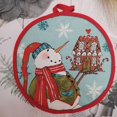 thumbnail image 2 of Halloween Placemat Cute Fruit Snowman Table Mat Drink Coaster for Christmas, 2 of 10