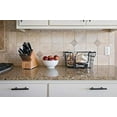 thumbnail image 2 of BirdRock Home Stacking Wire Market Baskets with Chalk Label - Set of 2 - Black, 2 of 9