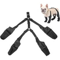 Waterproof Dog Boots with Suspenders, Anti-Slip Dog Shoes Pet Paw Protector Dog Rain Booties, Dirty-proof & Anti-fall Dog Outdoor Sock Shoes, Small Medium Dog Boot for Walking Running Hiking