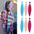 thumbnail image 3 of Tresse Jumbo Cheveux 26 Pouces Fibre Synthétique Extensions de Cheveux Crochet Tressage Couleur Dégradée Tresses Outils de Coiffure, 3 of 7