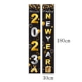 thumbnail image 2 of Welcome Wall Ornaments Home Decor Black Gold Couplet Curtain Couplet Banner Door Garlands Wall Pendants 1, 2 of 8