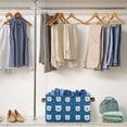 thumbnail image 5 of Yayeee 2 Pack Canvas Storage Basket with Handles for Shelves Fabric Bins Closet Organizer, Blue Polar Bear, 5 of 8